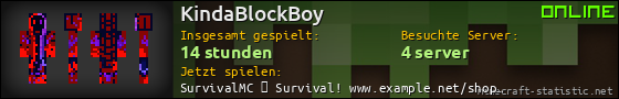 Benutzerleisten 560x90 für KindaBlockBoy