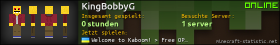 Benutzerleisten 560x90 für KingBobbyG