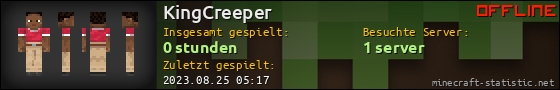 Benutzerleisten 560x90 für KingCreeper