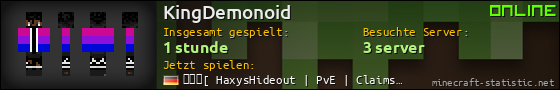 Benutzerleisten 560x90 für KingDemonoid