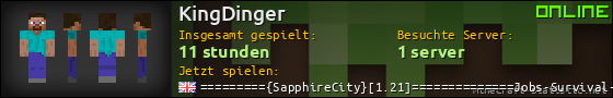 Benutzerleisten 560x90 für KingDinger
