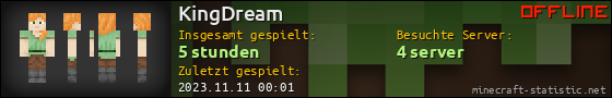 Benutzerleisten 560x90 für KingDream