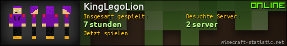 Benutzerleisten 560x90 für KingLegoLion