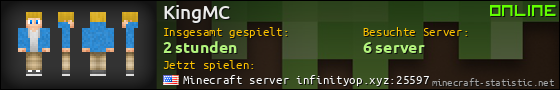 Benutzerleisten 560x90 für KingMC