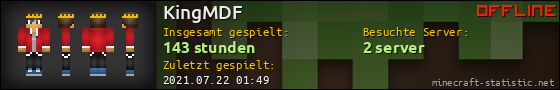 Benutzerleisten 560x90 für KingMDF