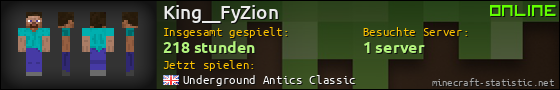 Benutzerleisten 560x90 für King__FyZion