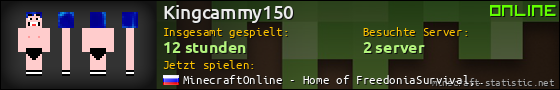 Benutzerleisten 560x90 für Kingcammy150