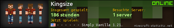 Benutzerleisten 560x90 für Kingsize