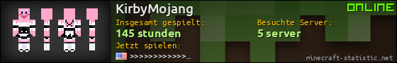 Benutzerleisten 560x90 für KirbyMojang