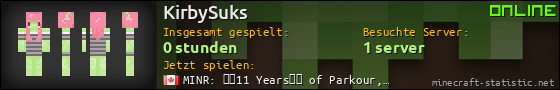 Benutzerleisten 560x90 für KirbySuks