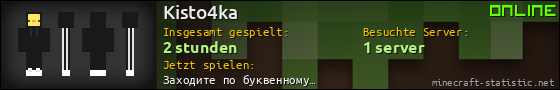 Benutzerleisten 560x90 für Kisto4ka