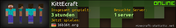 Benutzerleisten 560x90 für KittEcraft