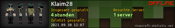 Benutzerleisten 560x90 für Klaim28