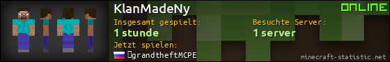 Benutzerleisten 560x90 für KlanMadeNy