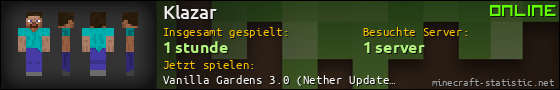 Benutzerleisten 560x90 für Klazar