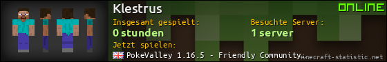 Benutzerleisten 560x90 für Klestrus
