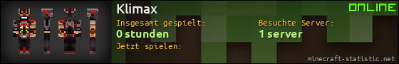 Benutzerleisten 560x90 für Klimax
