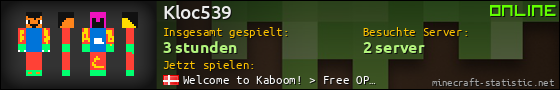 Benutzerleisten 560x90 für Kloc539