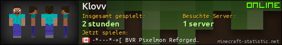 Benutzerleisten 560x90 für Klovv