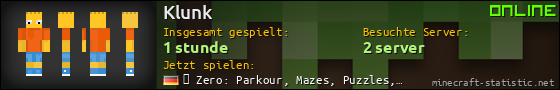 Benutzerleisten 560x90 für Klunk
