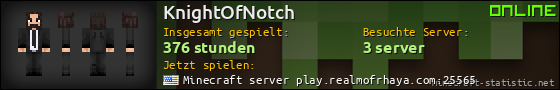 Benutzerleisten 560x90 für KnightOfNotch