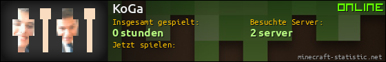 Benutzerleisten 560x90 für KoGa