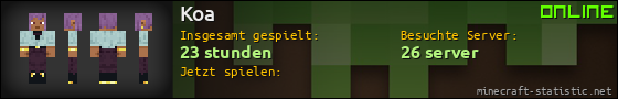 Benutzerleisten 560x90 für Koa