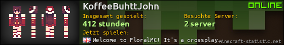 Benutzerleisten 560x90 für KoffeeBuhttJohn