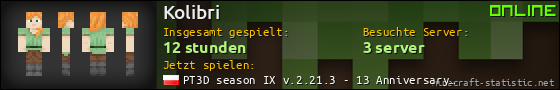 Benutzerleisten 560x90 für Kolibri