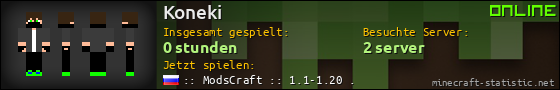Benutzerleisten 560x90 für Koneki