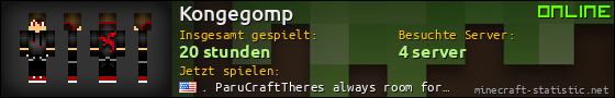 Benutzerleisten 560x90 für Kongegomp