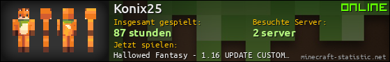 Benutzerleisten 560x90 für Konix25