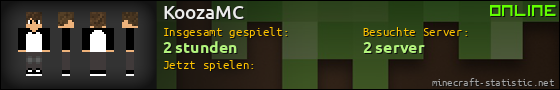 Benutzerleisten 560x90 für KoozaMC