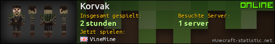 Benutzerleisten 560x90 für Korvak