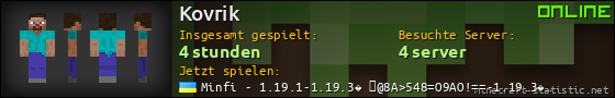 Benutzerleisten 560x90 für Kovrik