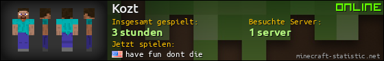 Benutzerleisten 560x90 für Kozt