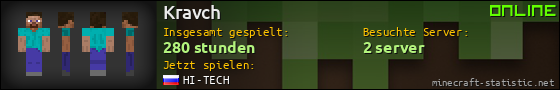 Benutzerleisten 560x90 für Kravch