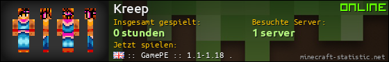 Benutzerleisten 560x90 für Kreep