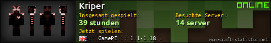 Benutzerleisten 560x90 für Kriper