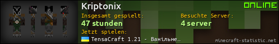 Benutzerleisten 560x90 für Kriptonix