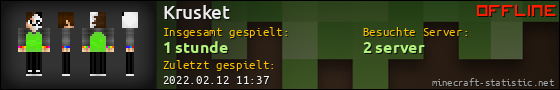 Benutzerleisten 560x90 für Krusket