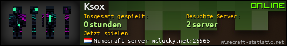 Benutzerleisten 560x90 für Ksox