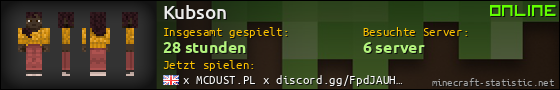 Benutzerleisten 560x90 für Kubson