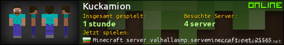 Benutzerleisten 560x90 für Kuckamion