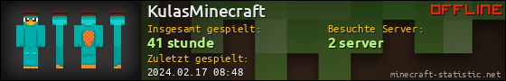 Benutzerleisten 560x90 für KulasMinecraft