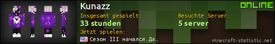 Benutzerleisten 560x90 für Kunazz