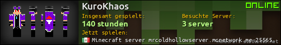 Benutzerleisten 560x90 für KuroKhaos