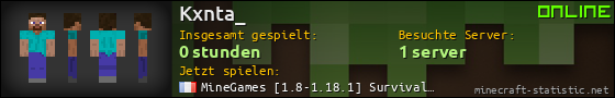 Benutzerleisten 560x90 für Kxnta_