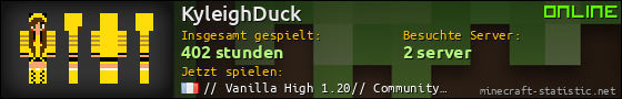 Benutzerleisten 560x90 für KyleighDuck