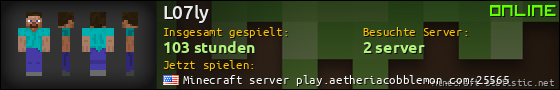 Benutzerleisten 560x90 für L07ly